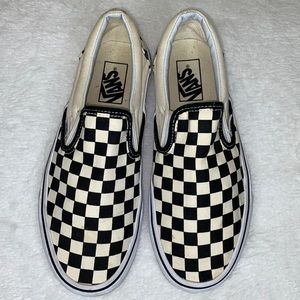 Vans Checkerboard Slip On Sneakers U.S Men Size 7